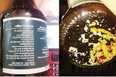 Nước mắm Hạnh Phúc bị kết tủa